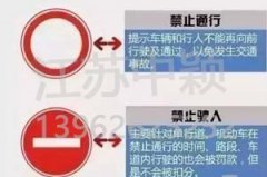 以下道路交通標志老司機都不一定知道？90%人都會混淆！