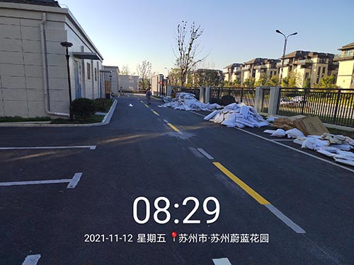 蘇州道路標線冷漆多少錢一平？道路劃線價格多少一米？